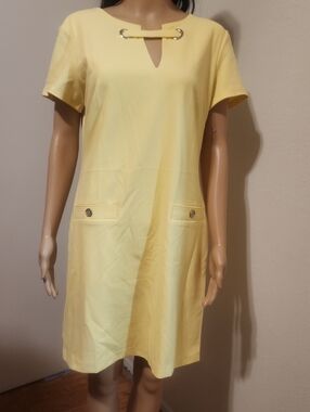 Tommy Hilfiger Pale Yellow Dress